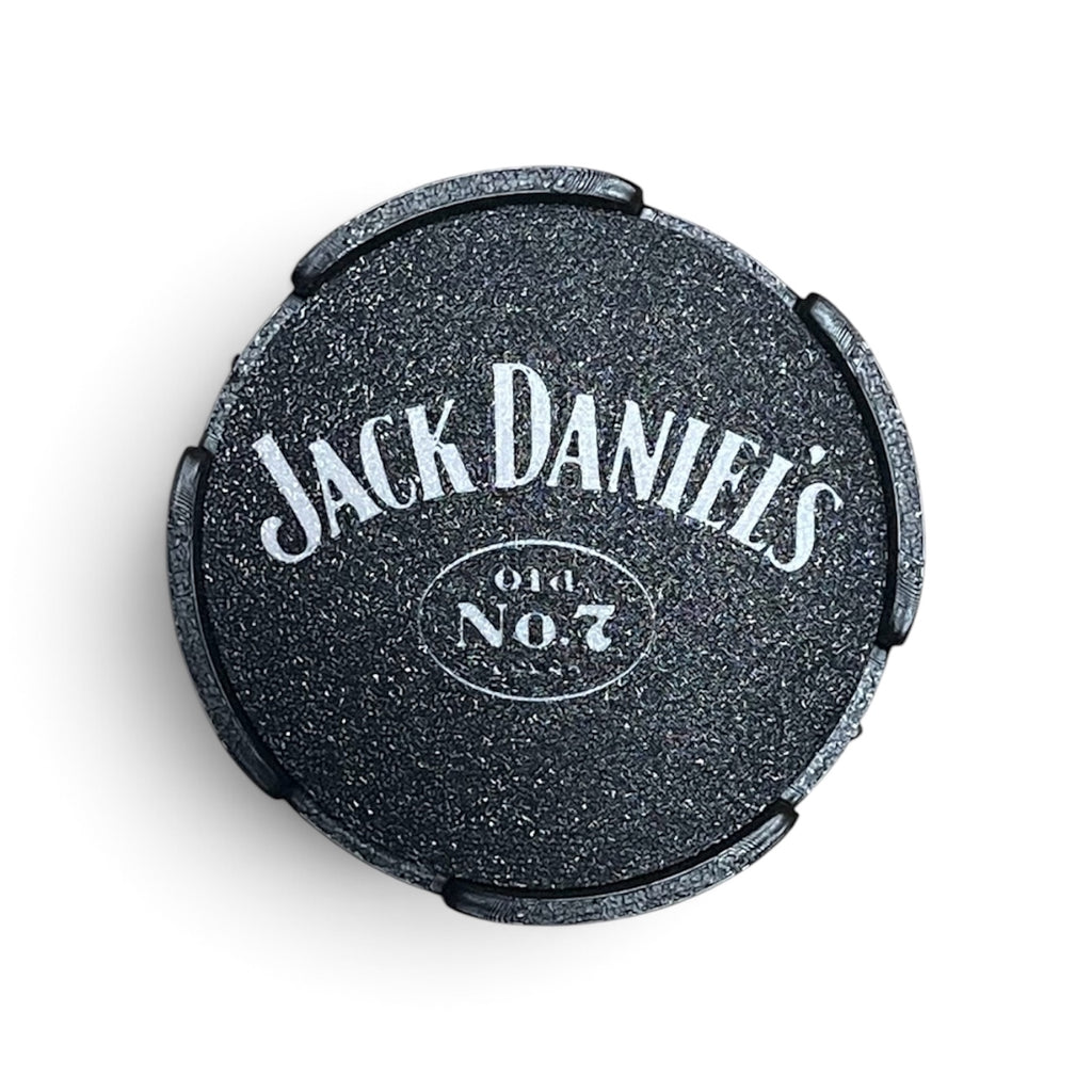 Lot de 4 Sous-Verres Jack Daniel’s avec Support de Rangement – Noir