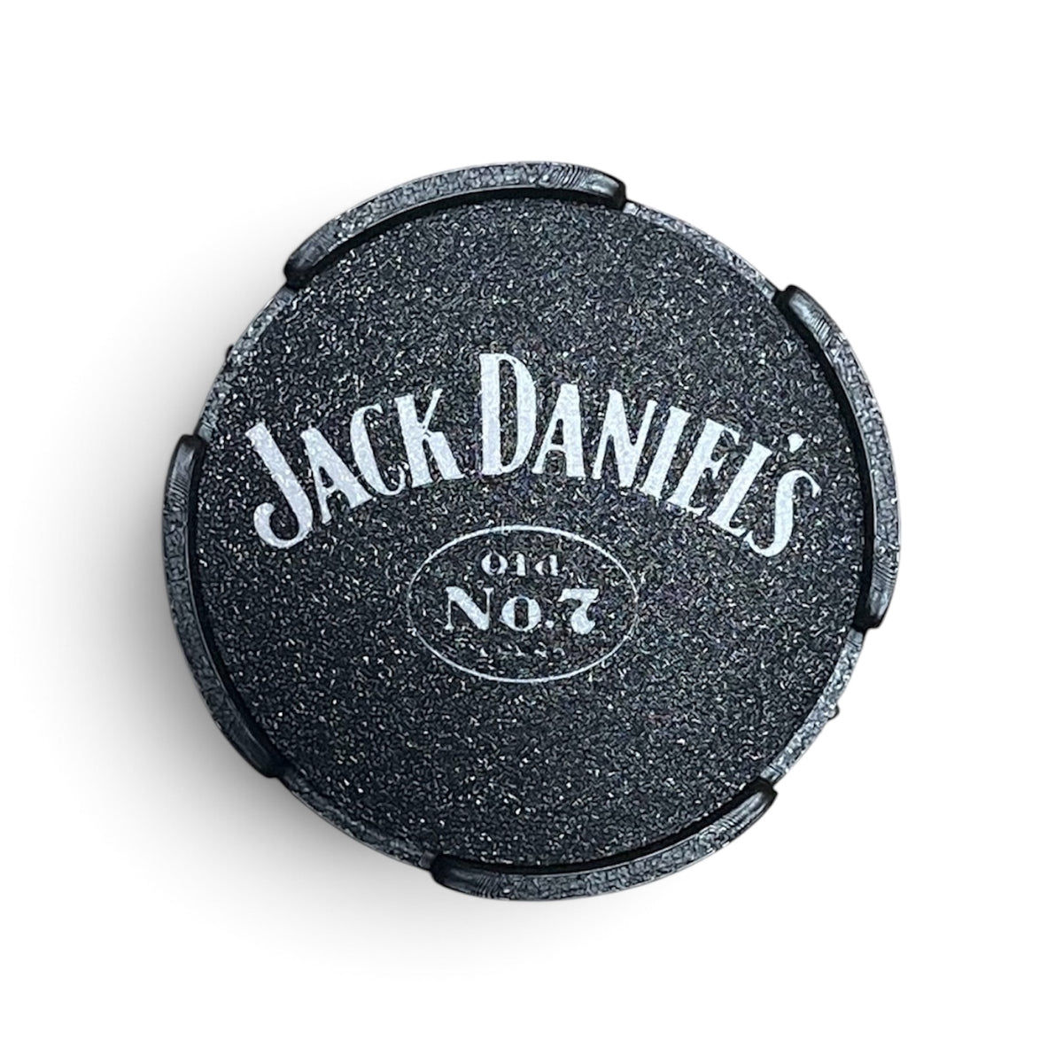 Lot de 4 Sous-Verres Jack Daniel’s avec Support de Rangement – Noir